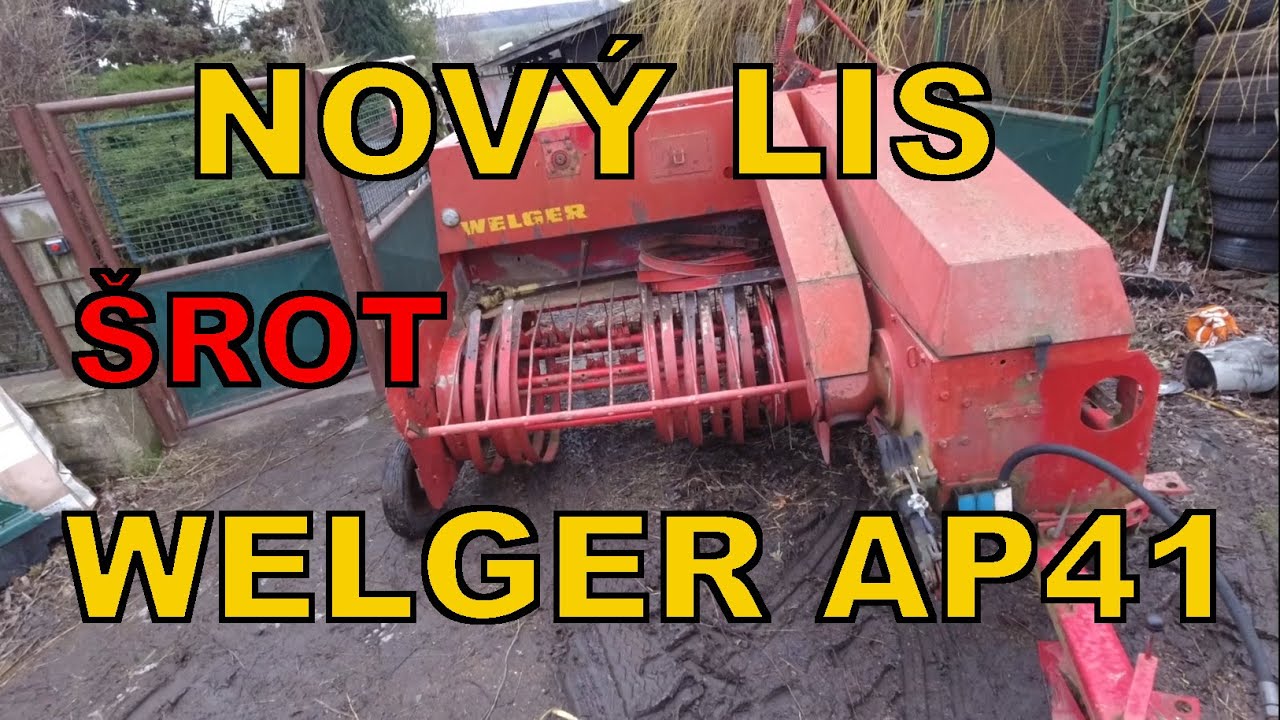 Nový vysokotlaký lis na seno WELGER AP41 - další křáp do baráku!