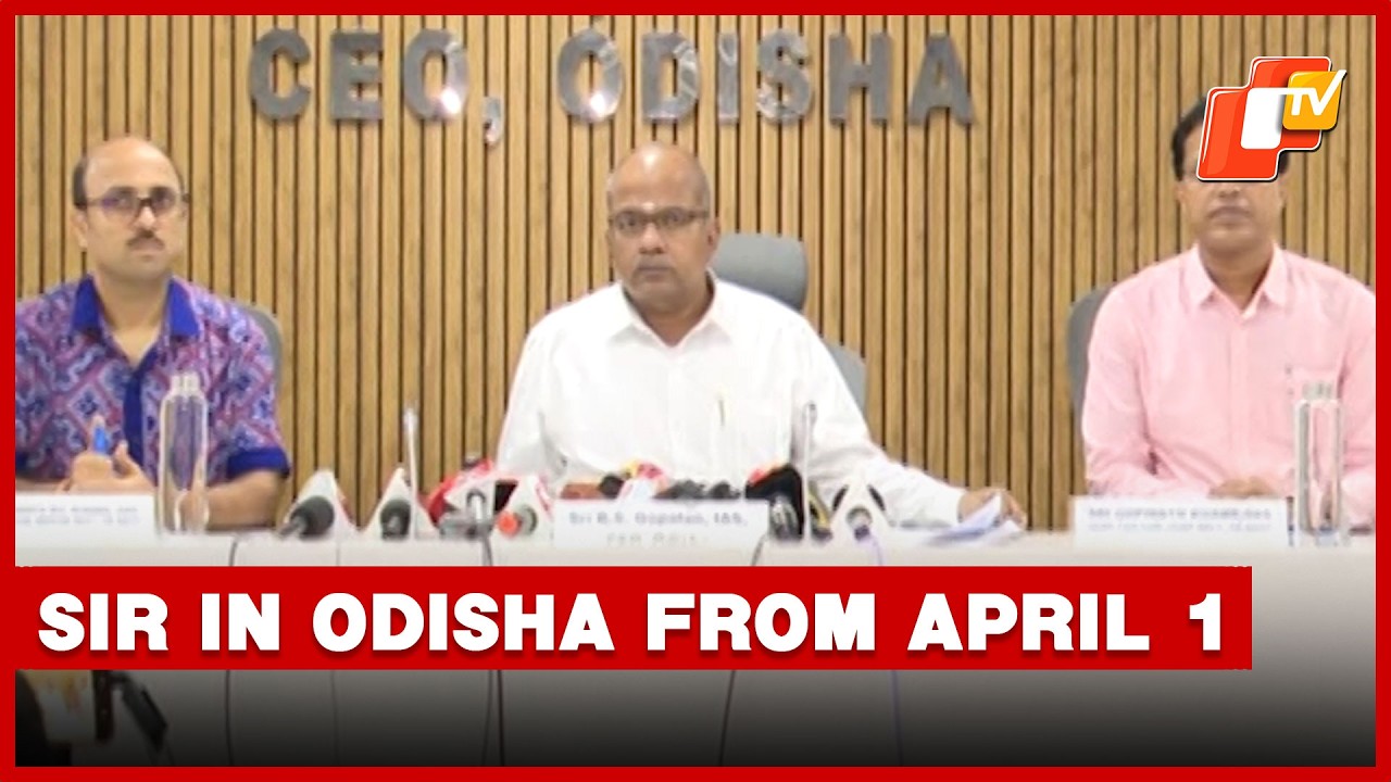SIR In Odisha From April 1, 90% Work Already Done | OTV