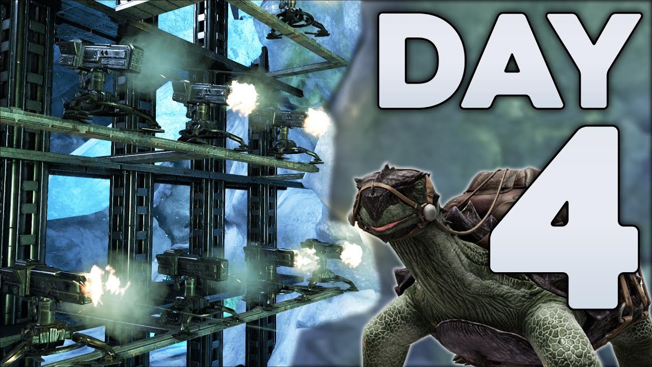 DUO Raiding a Stacked Ice Cave! - ARK PvP