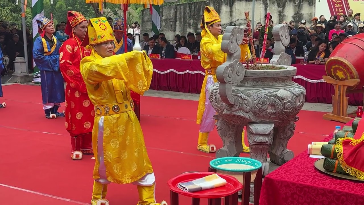 Lễ khai mạc tế mở cửa đền thần nông, xã cẩm lý, tỉnh Bắc Ninh ngày 16 tháng giêng bính ngọ, năm 2026