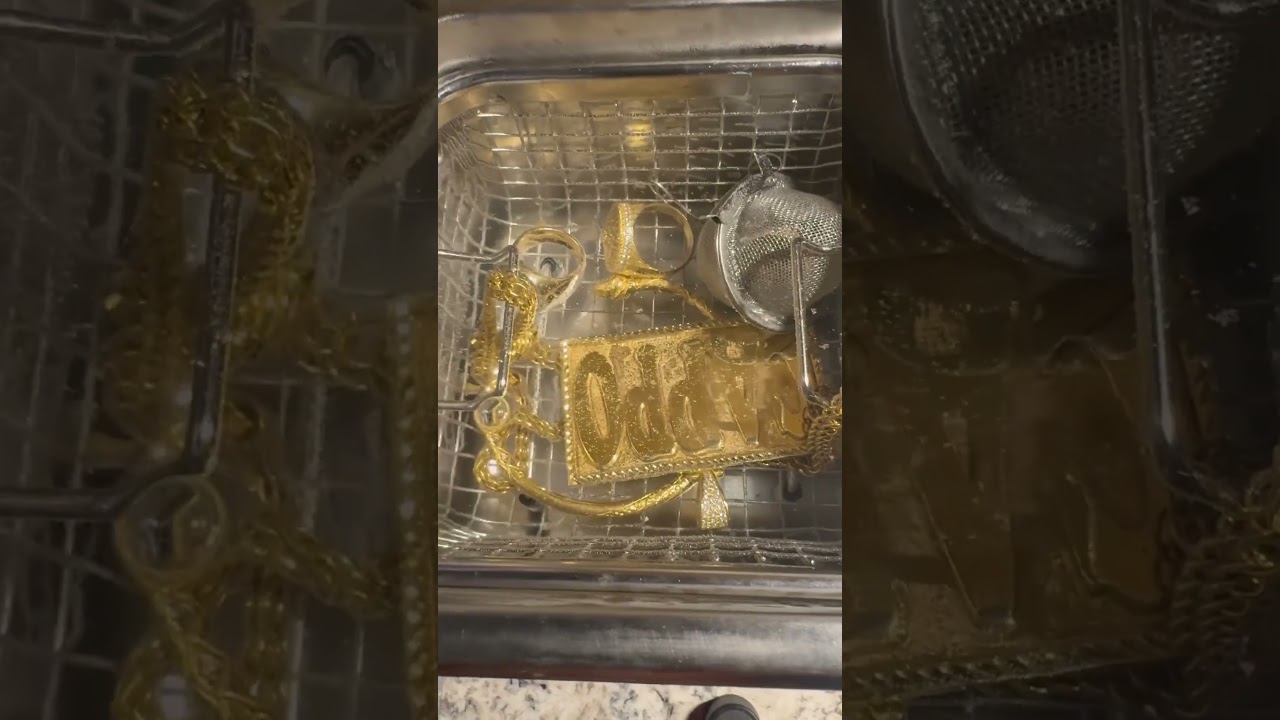 Vevor ultrasonic cleaner review gold & diamonds cleaning #wow #like #subscribe #cleaning #gold #love
