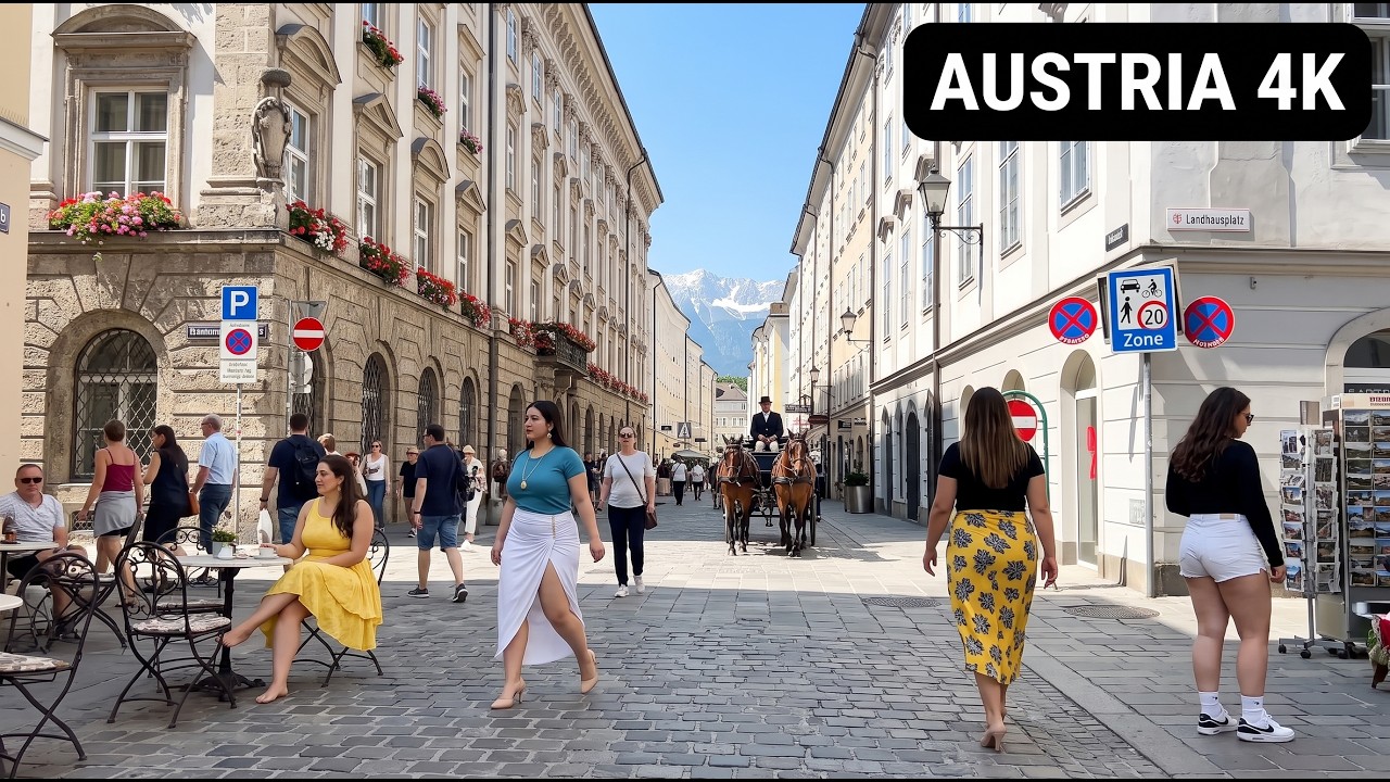 Austria Walking Tour 4K 🇦🇹 | Vienna, Hallstatt & Beautiful Austrian Streets