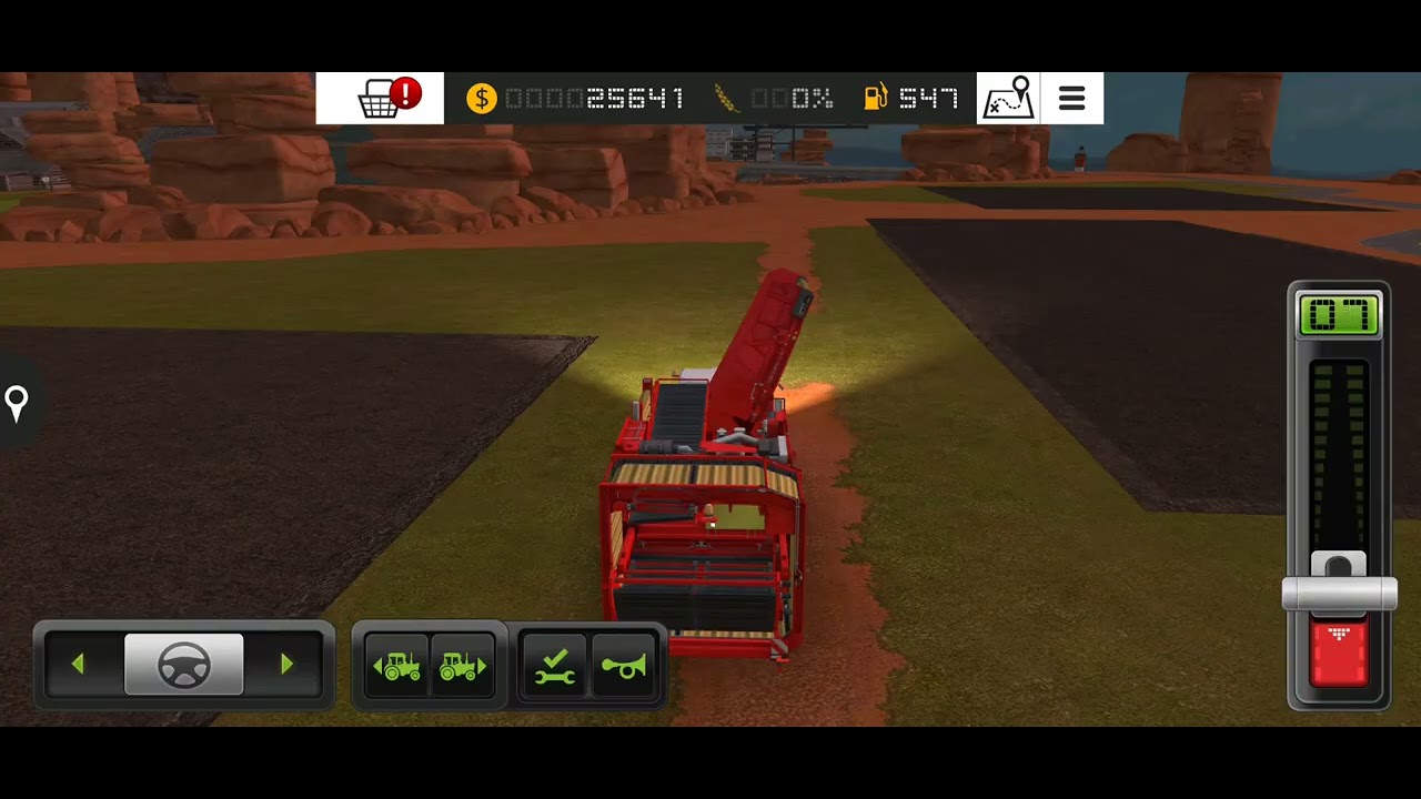 Farming simulator 18 25 growing potatos 🥔 and sales with big profit after that cutting grass bales