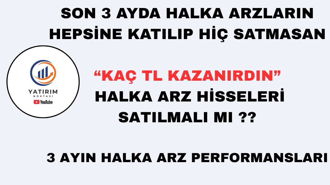 SON 3 AYIN HALKA ARZ PERFORMANLASIR! %294 KAR  | Hangi Hisse Ne Kadar Kazandırdı? 📈