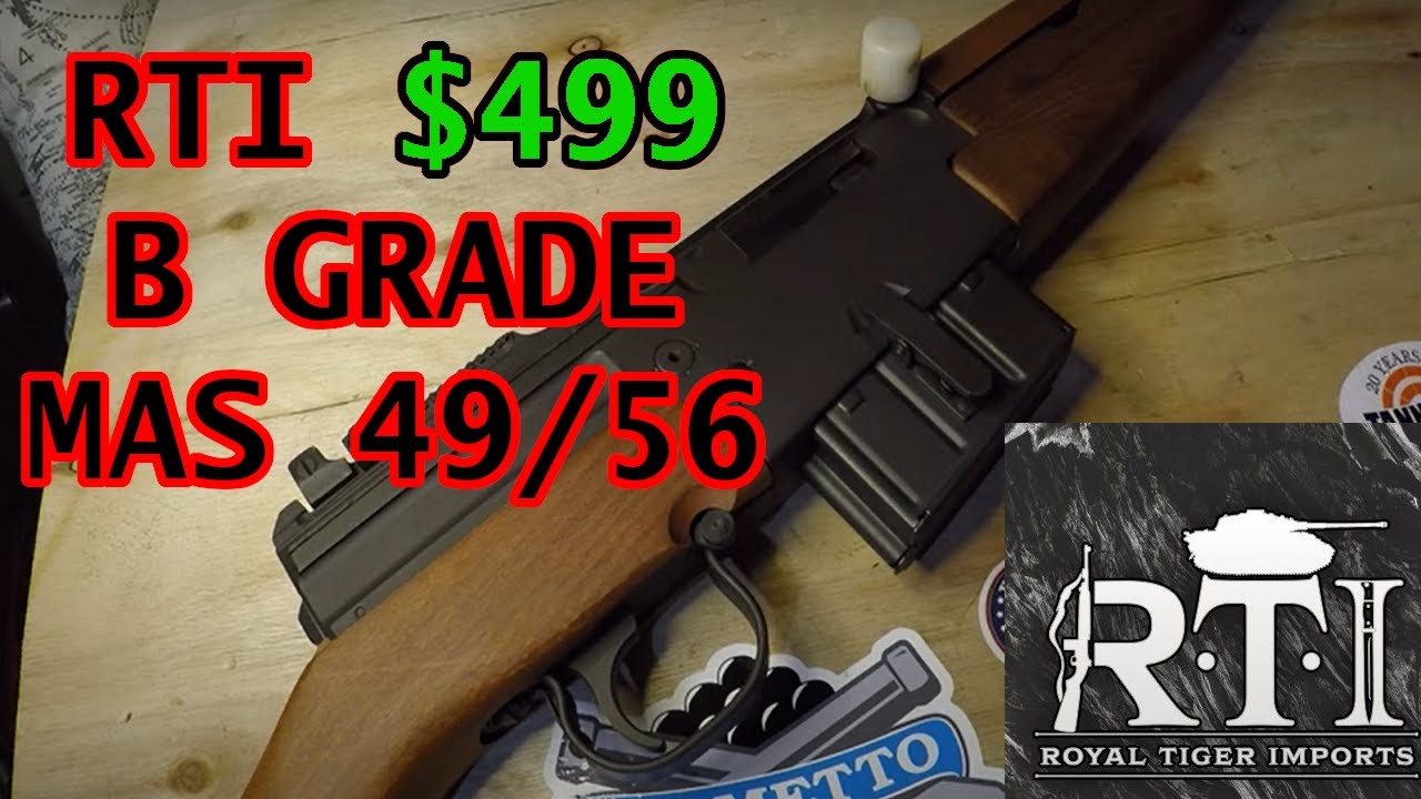 Инспекция импорта французского королевского тигра класса B Mas 49/56 7.5