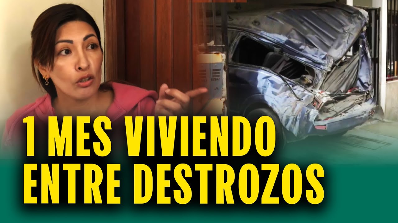 Camión de basura les destroza carros y casa, pero Municipalidad no asume: 