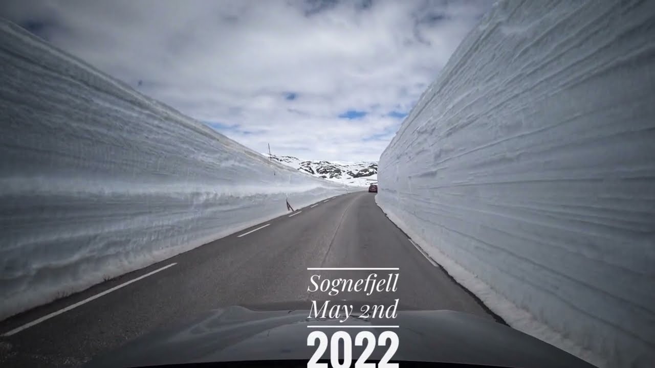 Sognefjell Norway 🇳🇴 scenic route Fv. 55 May 2022 #gritdevils