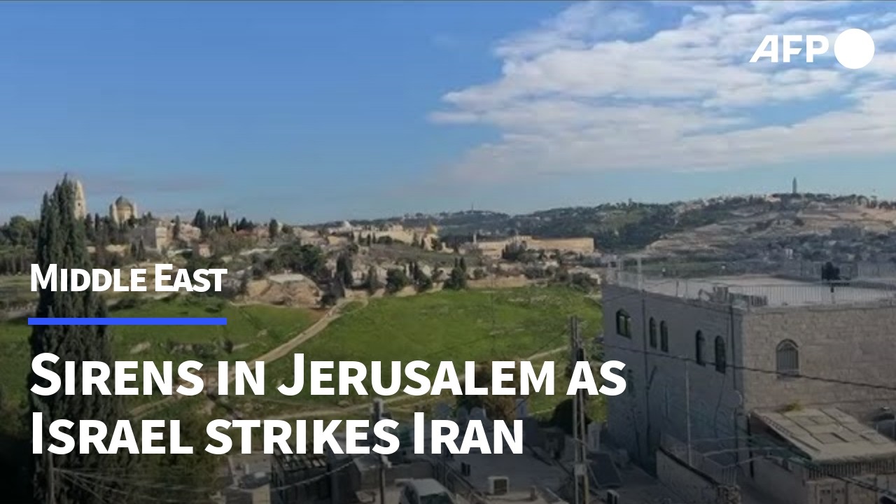 Sirens heard in Jerusalem as Israel announces 'preventive strike' on Iran | AFP