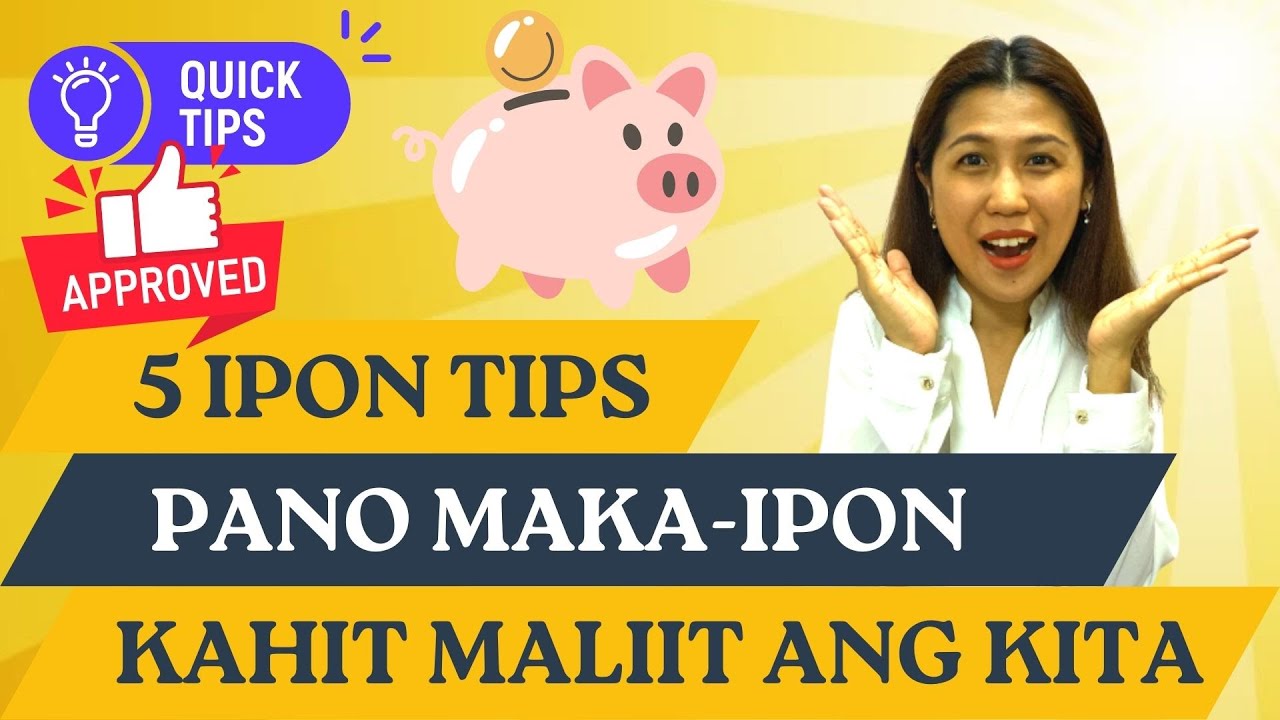 5 IPON TIPS Kahit Maliit Ang Kita