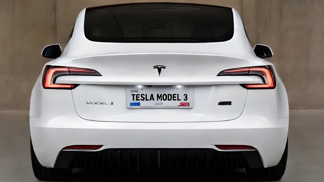 Представлена ​​Tesla Model 3 2026 года! Электрический седан, который потрясёт Америку!