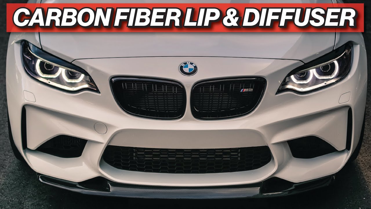 M2 CARBON FIBER FRONT LIP & REAR DIFFUSER INSTALL - F87 BMW Carbon Modifications