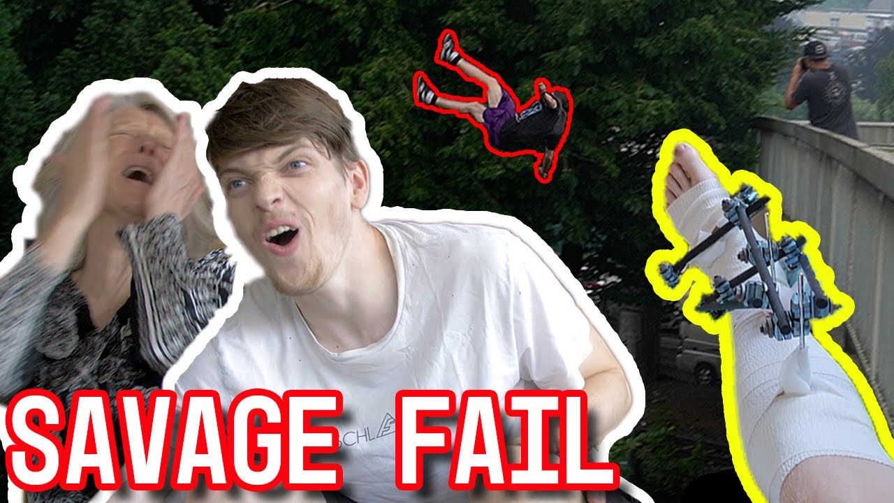Reacting to my BROKEN ANKLE FAIL ft. My Mum