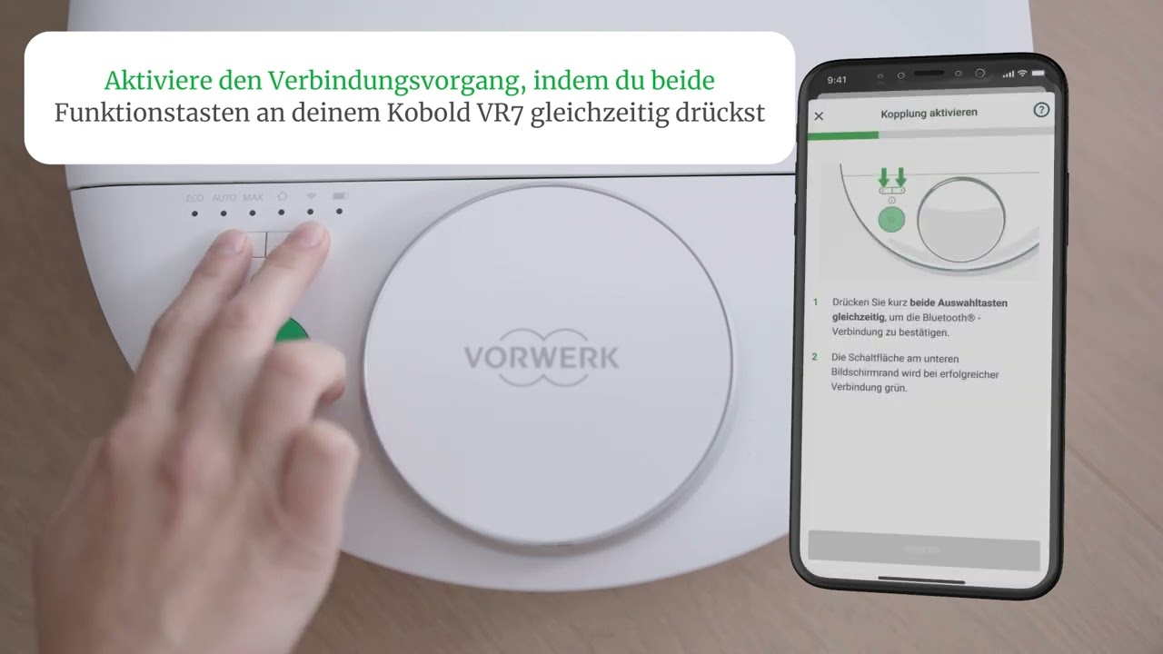 Kobold VR7 Saugroboter mit MyKobold App verbinden