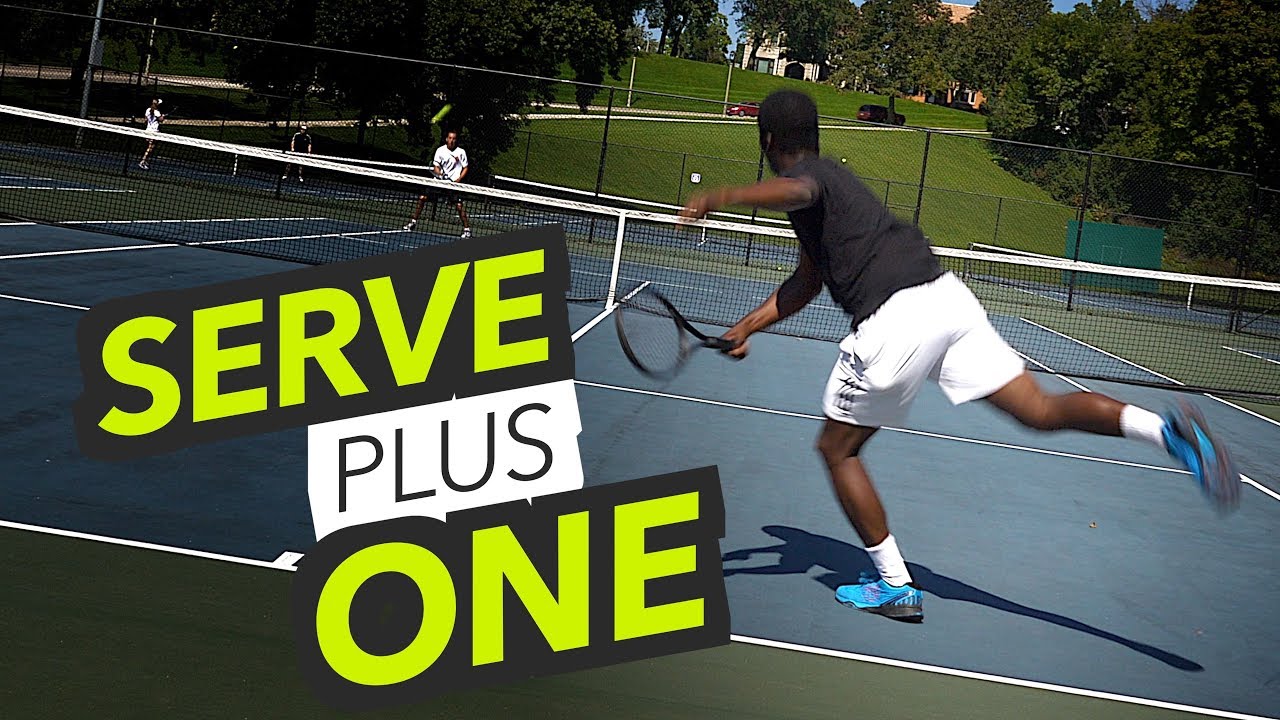 Serve Plus ONE - tennis singles strategy lesson