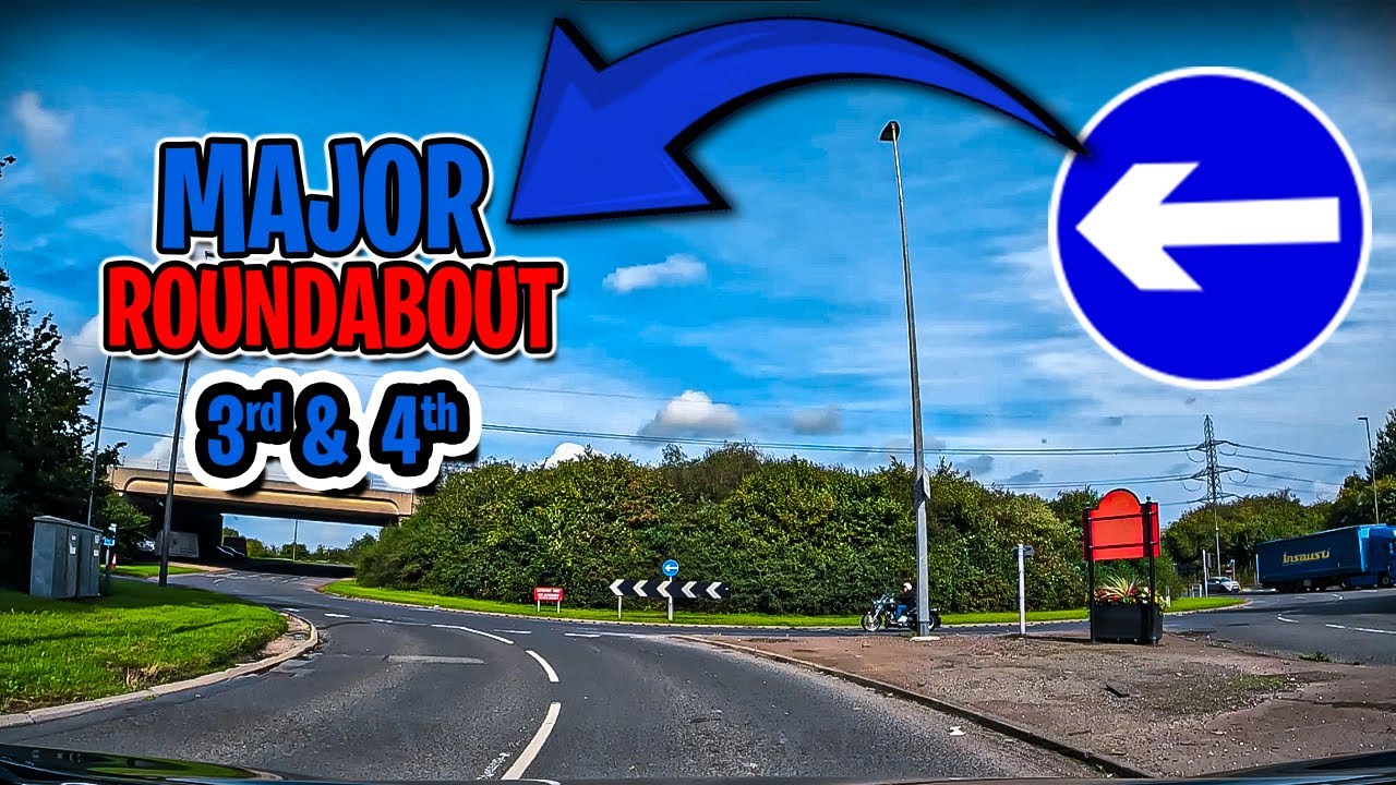 Major Roundabout 3rd & 4th Exit | Roundabout lessons