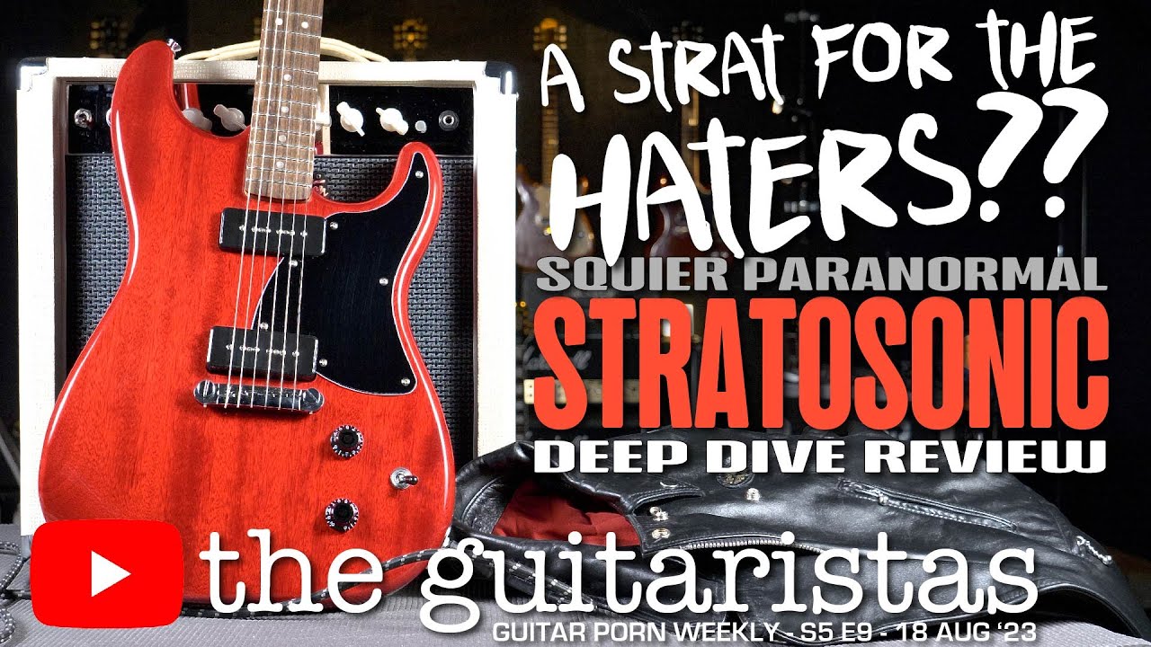 Squier Paranormal Stratosonic Review  🎸 Fender Stratocaster Meets Gibson SG Special  🎸
