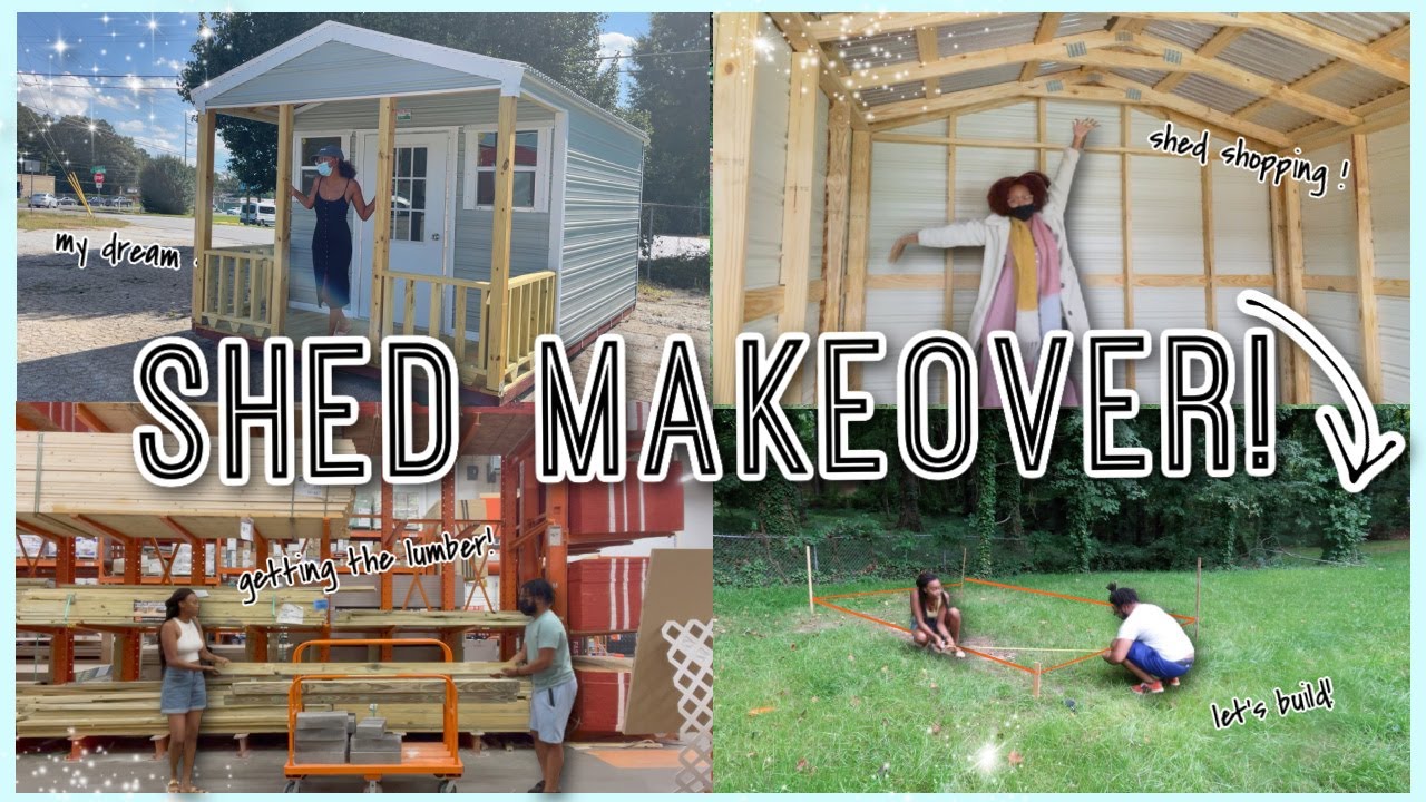 DIY SHED MAKEOVER PT.1| +Building a Shed from Scratch, Shed Shopping & Storytime #FIXERUPPER
