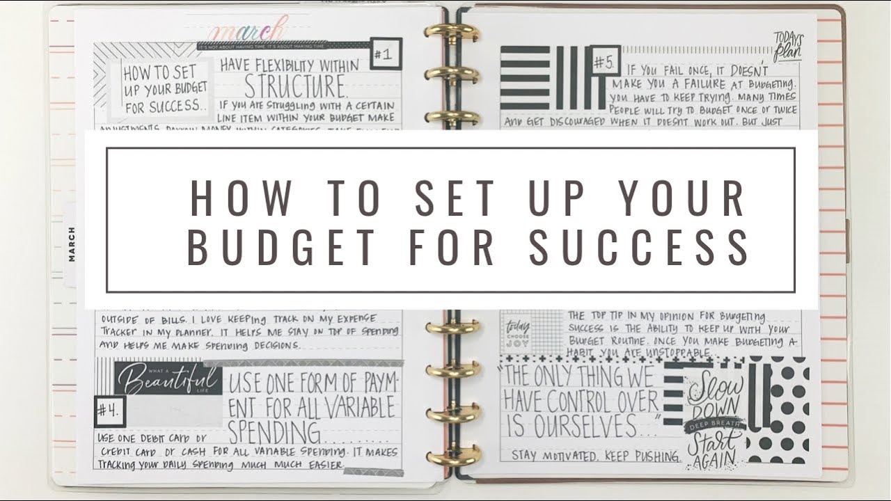 How To Set Your Budget Up For Success #budgetforsuccess