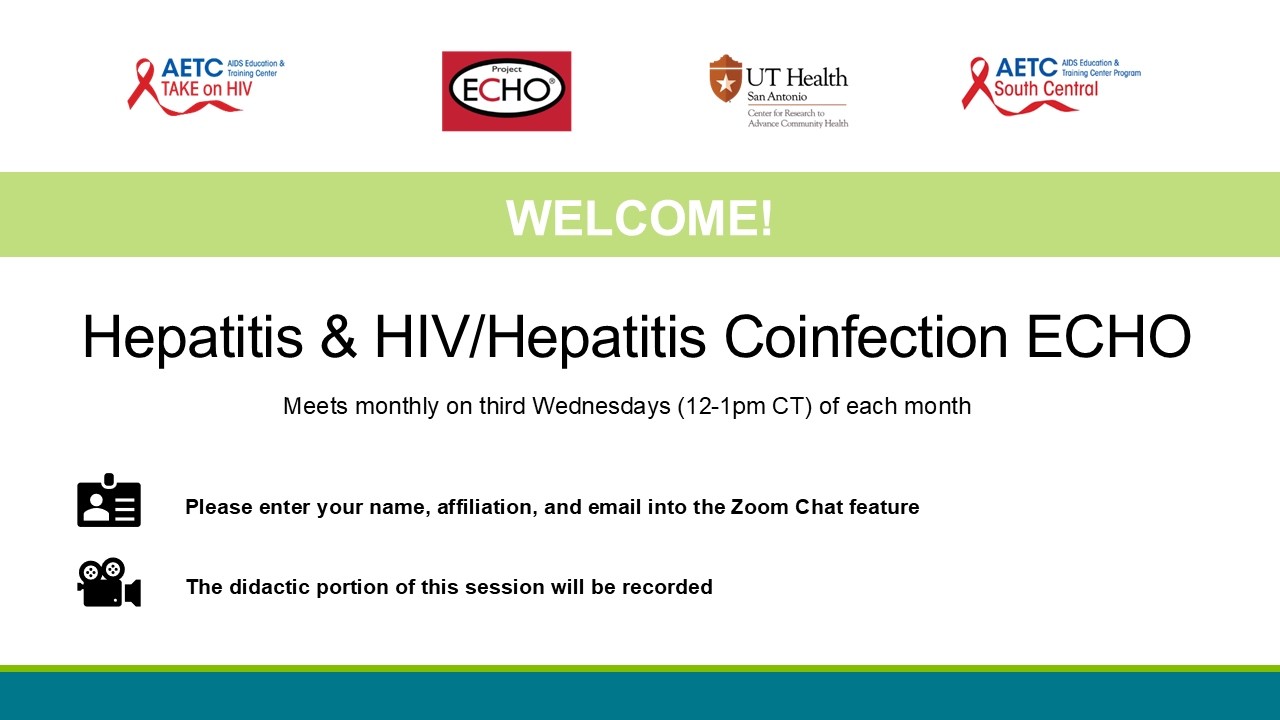 Hepatitis and HIV/Hepatitis Coinfection ECHO 2.18.26