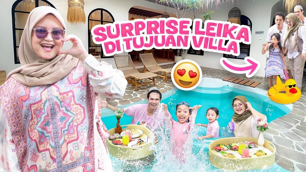 BUNDA SURPRISE LEIKA NGINEP DI TUJUAN JOGJA VILLAS 🥰 STAYCATION SERU BANGET
