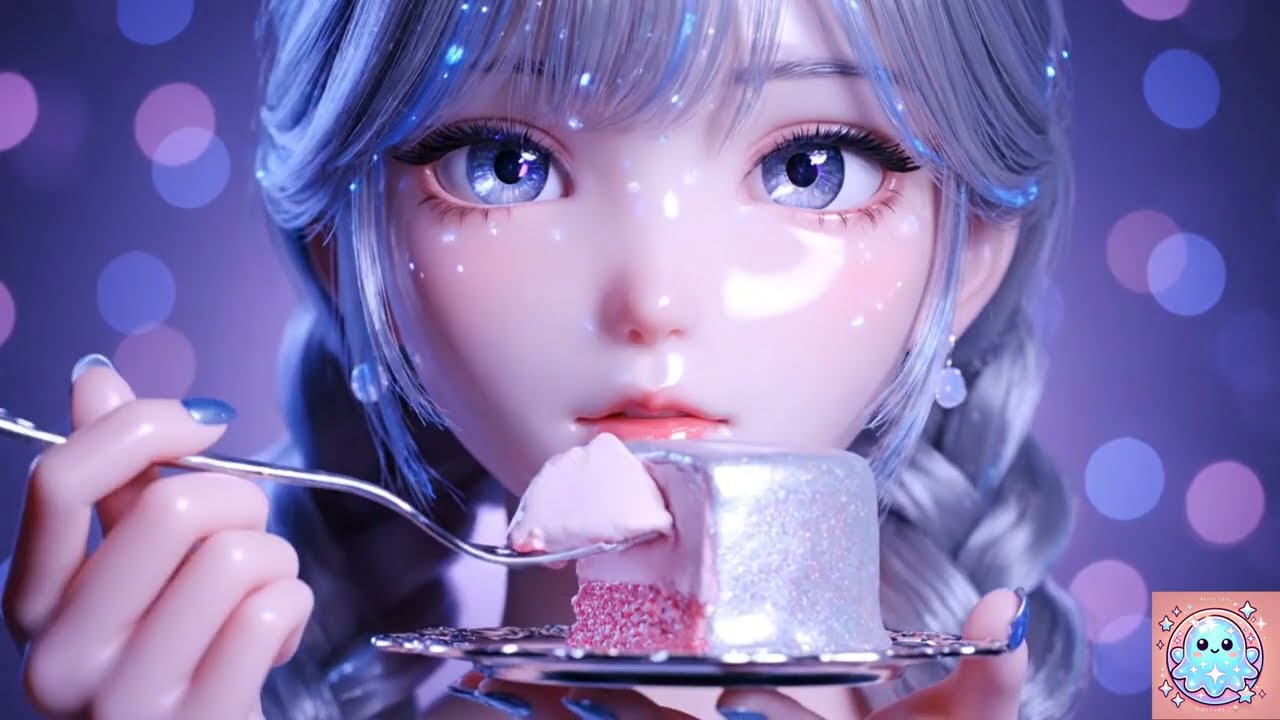 12 Beautiful Anime Girls Eating Cakes 🍰 | ASMR Fantasy