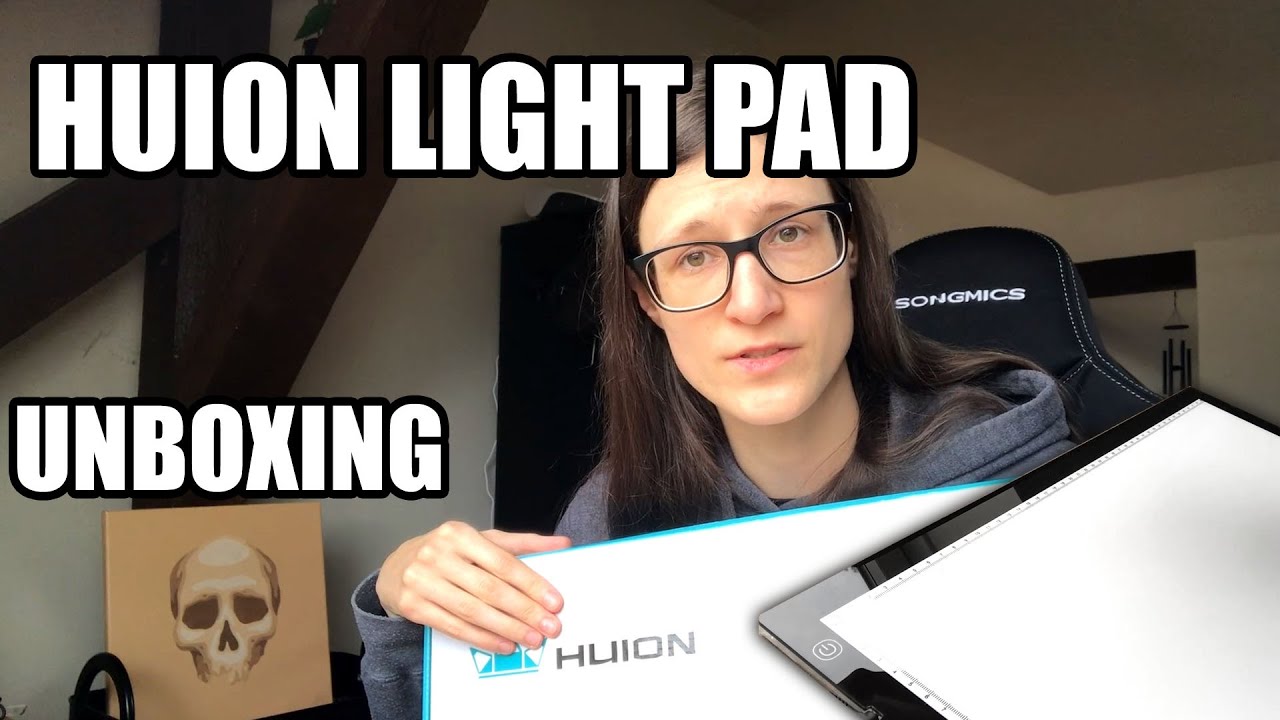 Unboxing Huion Light Pad and Transferring a Drawing