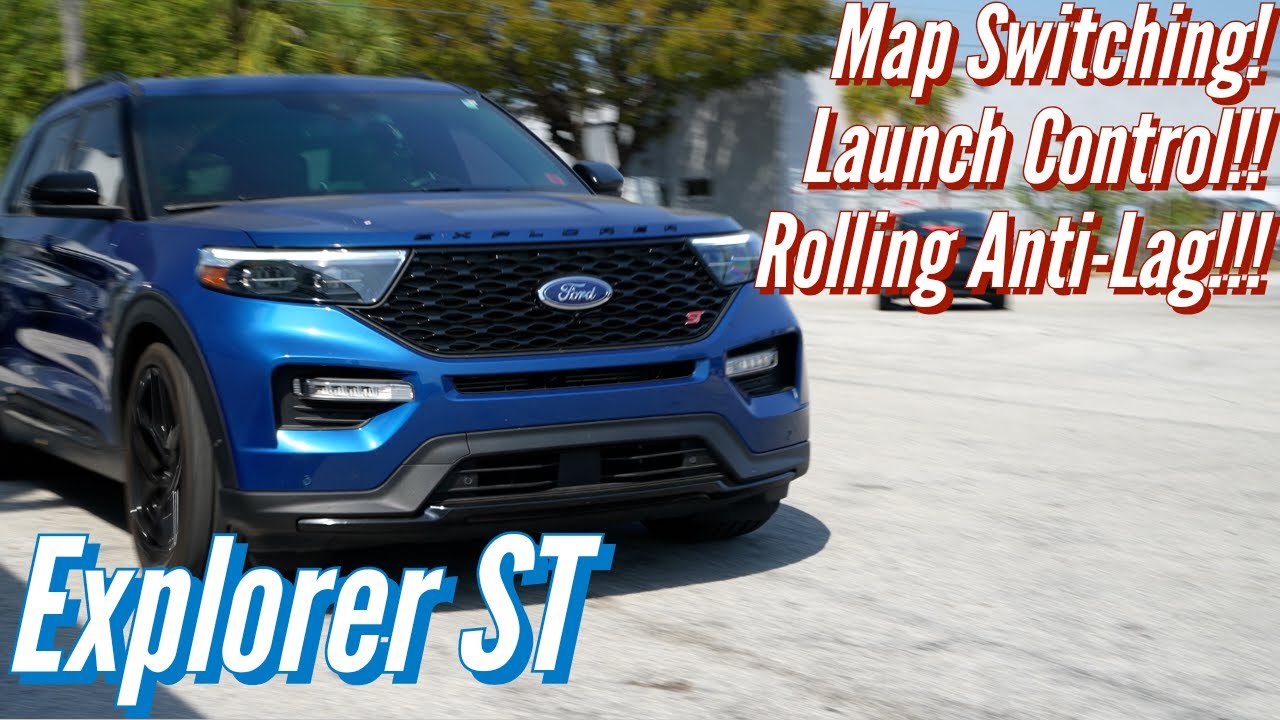 Launch Control, Rolling Anti-Lag и переключение карт в Ford Explorer ST?! | Matrix Custom OS!