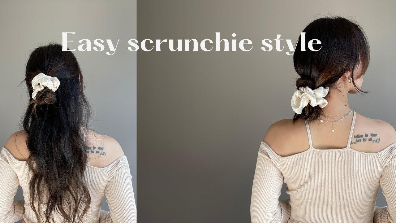 EASY & SIMPLE SCRUNCHIE STYLES