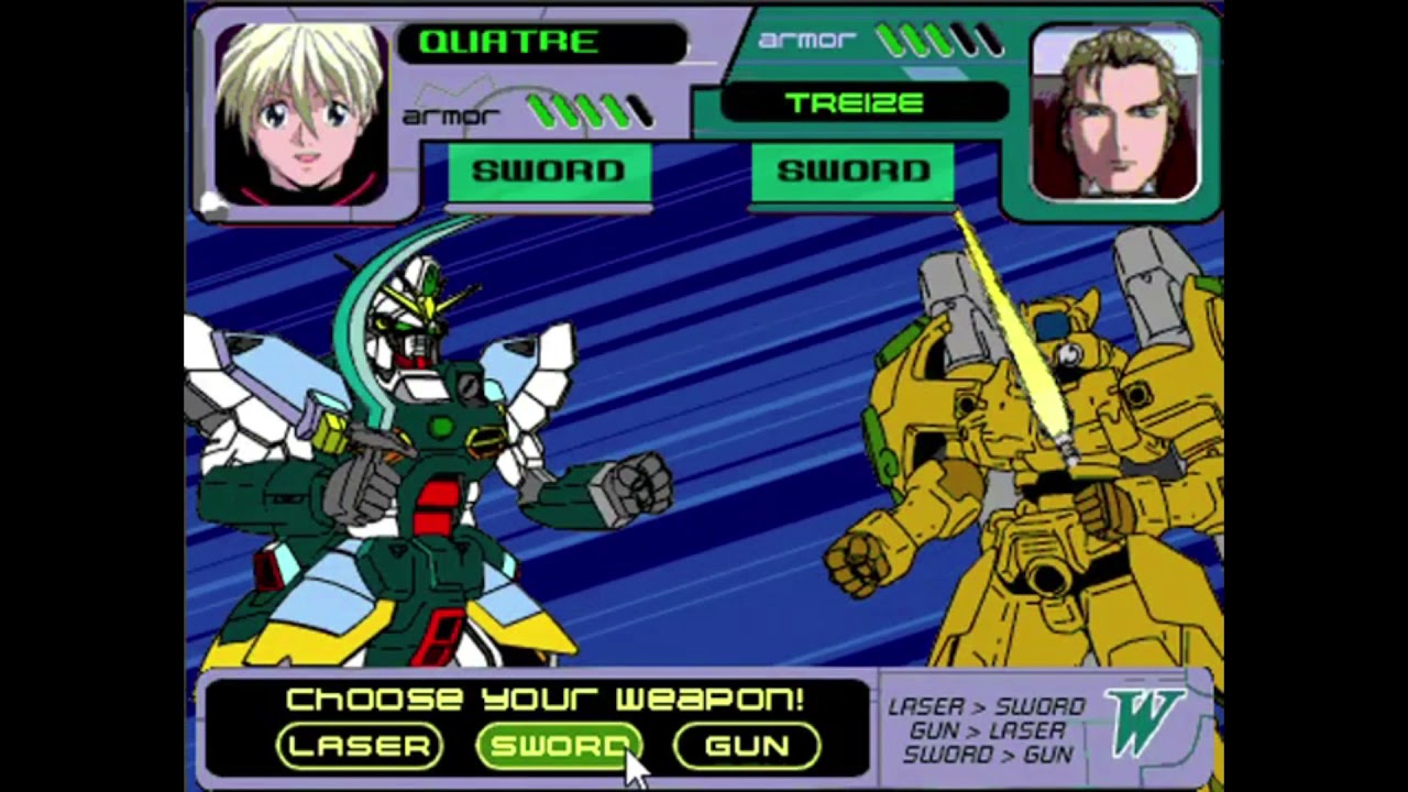 (Gundam Wing) Wing Assault - Battle Theme / Game Over