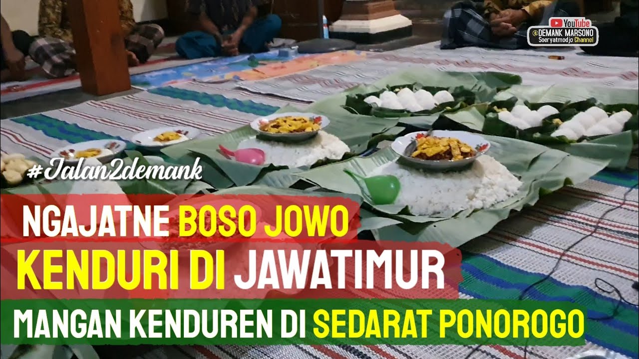 Cara Doa Kenduri Bahasa Jawa • KENDUREN DI JAWA • Ngajatne Kenduren Sedarat Ponorogo • Mangan Berkat