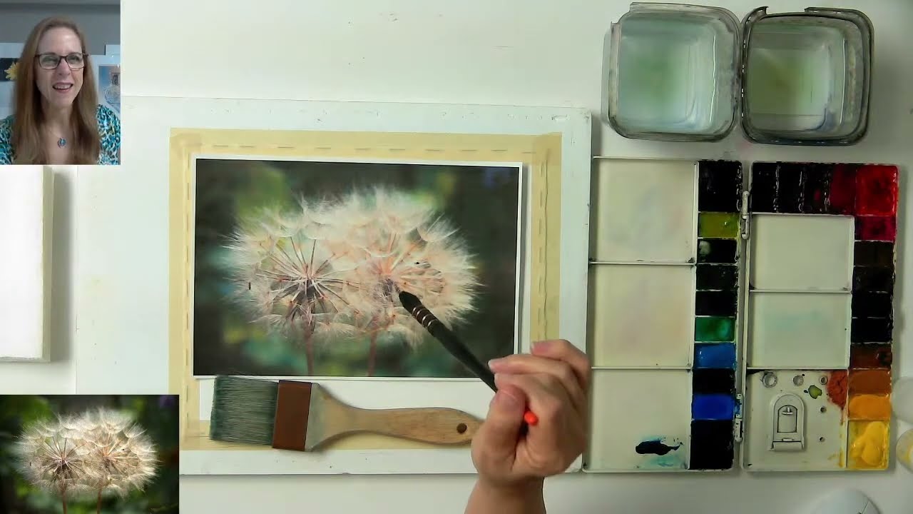 Watercolour Dandelion with Shelley Prior