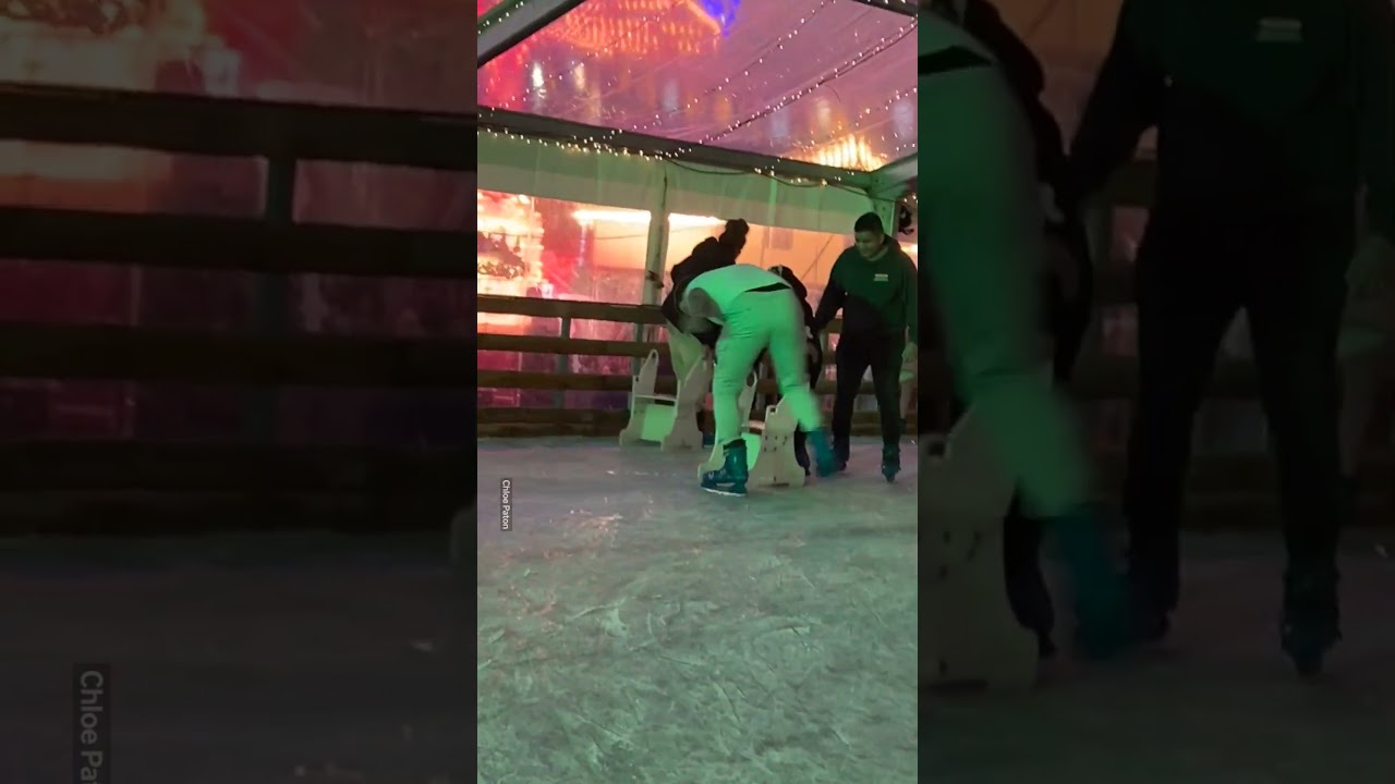 Hilarious Ice Skating Fail 😂⛸️