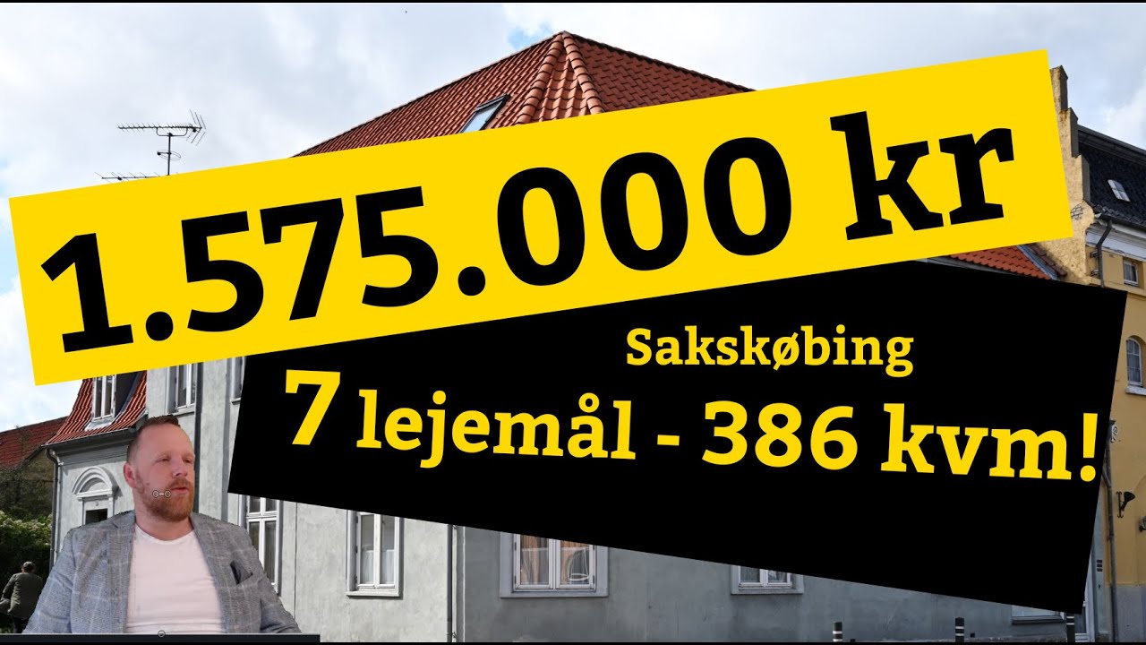 Ejendomme - Episode 1 - Boligejendom i Sakskøbing med 6 lejligheder + 1 tandklinik - 1.575.000 kr.
