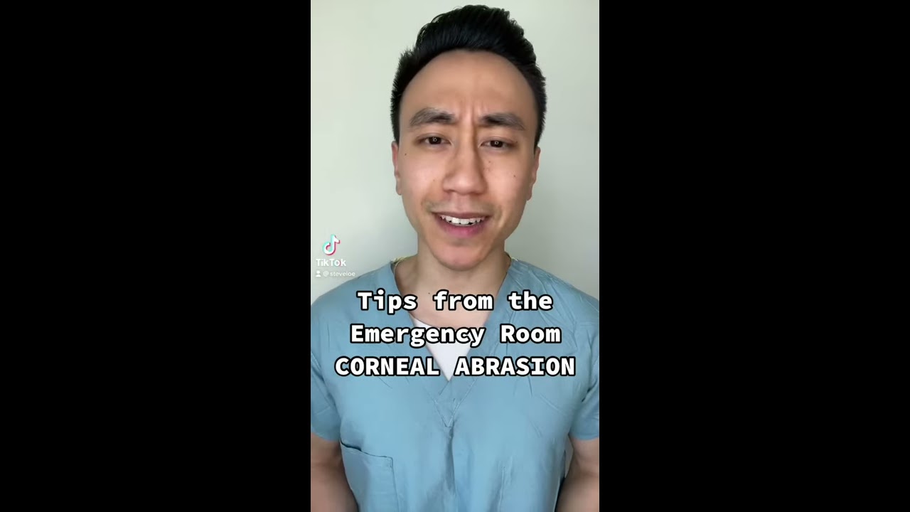 Tips from the Emergency Room: Corneal Abrasions #shorts MuFKR.com