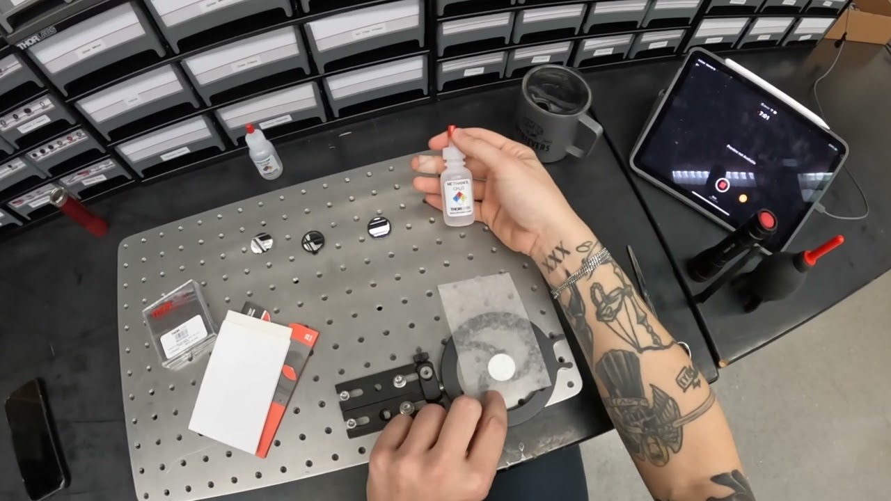 How to clean optics