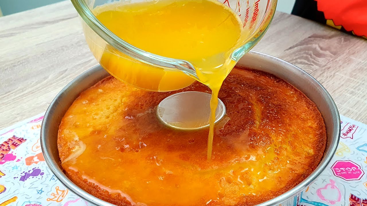 Сделайте так со своим тортом и удивитесь результату! Вкусный апельсиновый торт