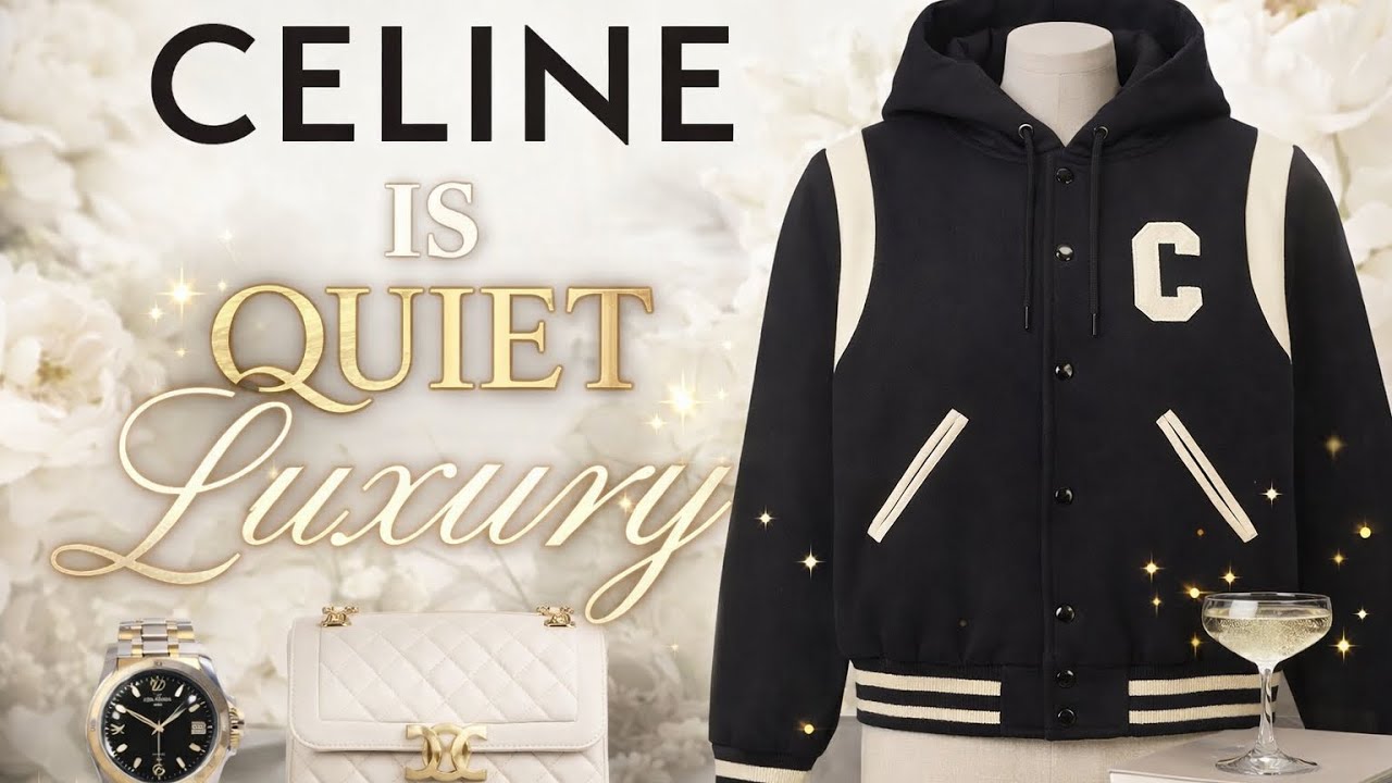 Finding Quiet Luxury the Rare Celine Teddy Cashmere varsity Jacket Review no logos