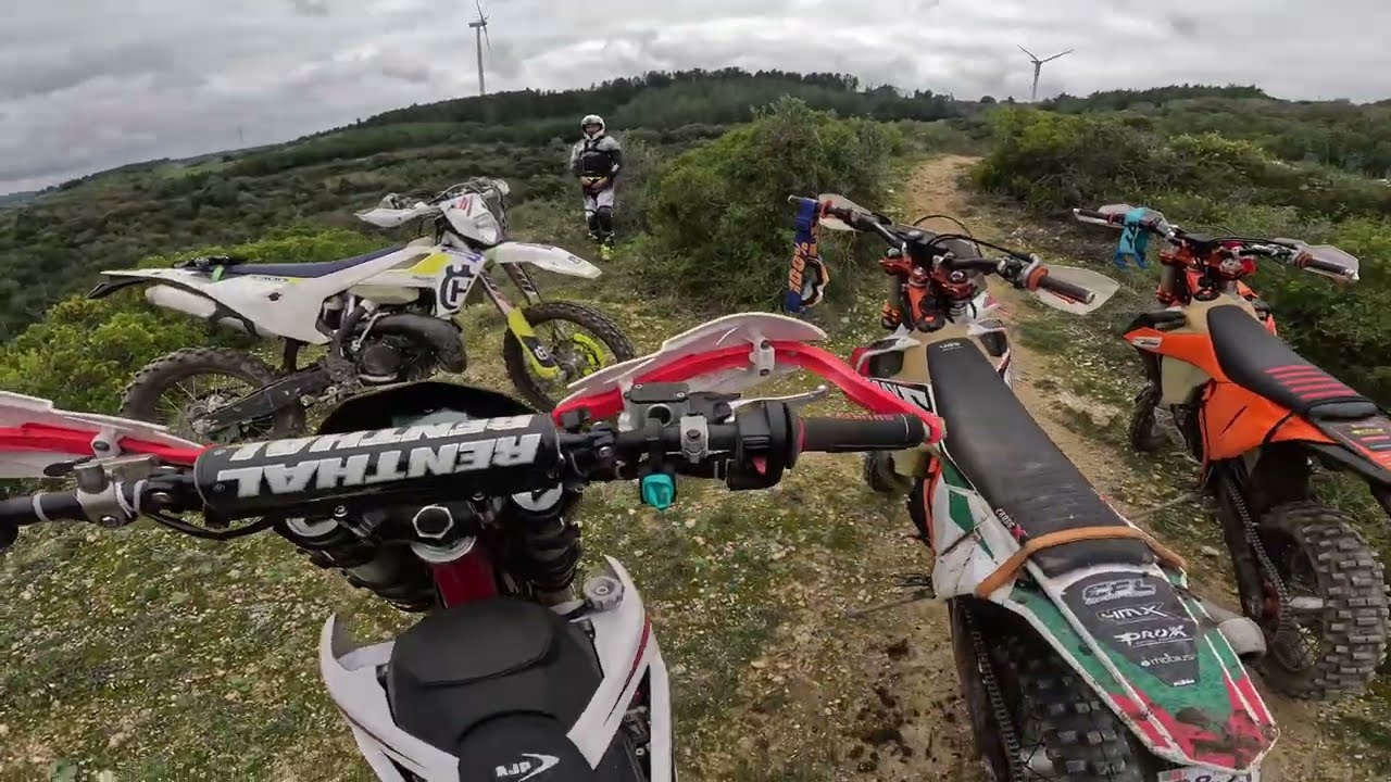 AJP 310 SPR ENDURO - Rota da uva - 2º dia numa mota de enduro
