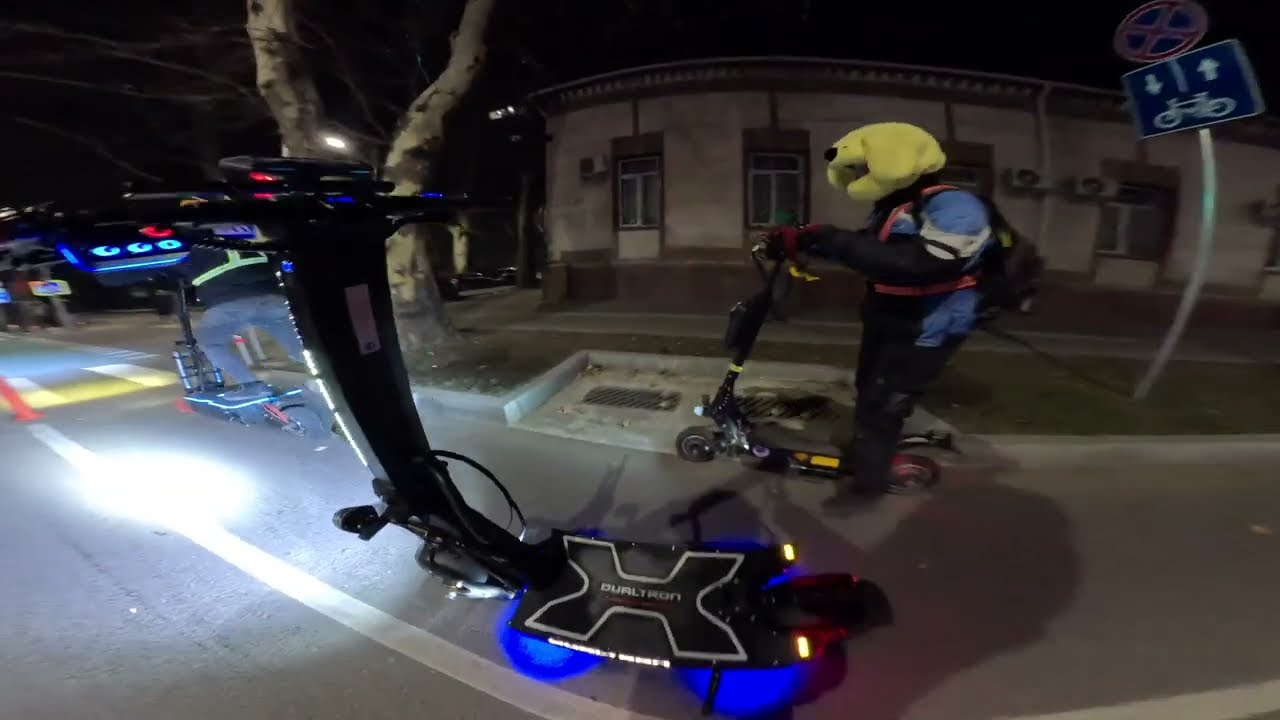 Night drive on DUALTRON  X  LTD  !!!