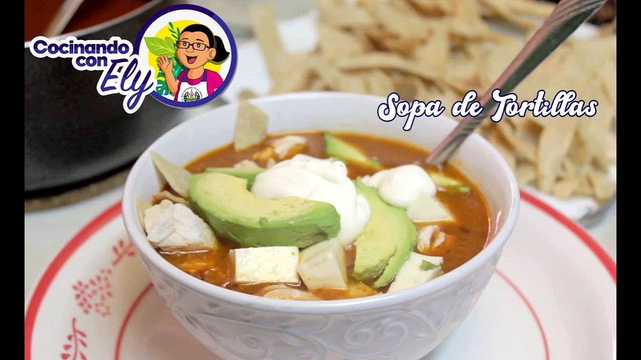 Preparando una Deliciosa SOPA DE TORTILLA