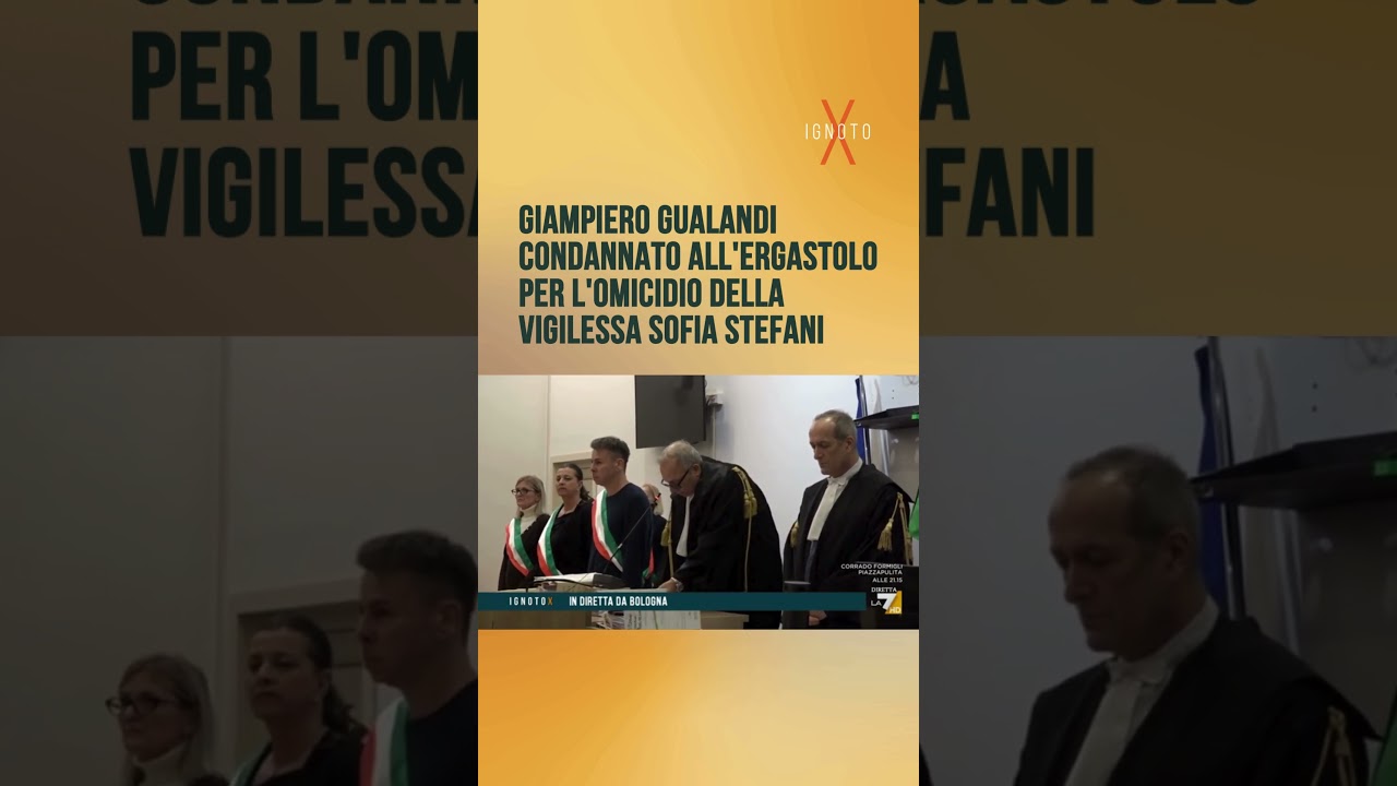 Giampiero Gualandi condannato all'ergastolo per l'omicidio della vigilessa Sofia Stefani