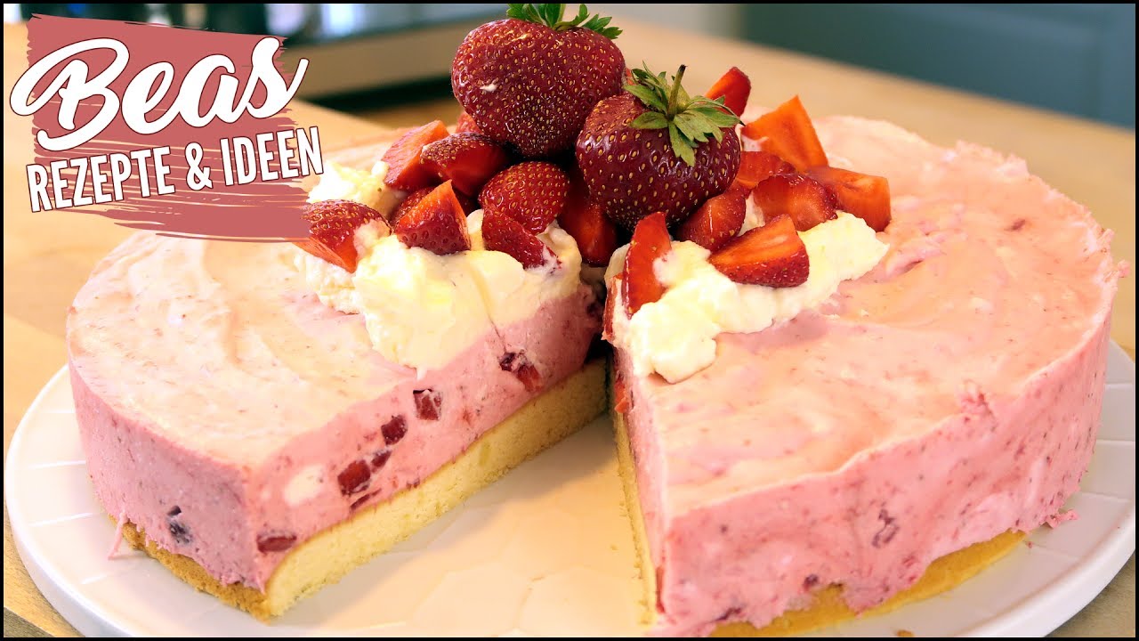 SCHLAMPAMPEL Torte | Erdbeerklassiker Rezept mal anders | Sahne und Mascarpone Creme