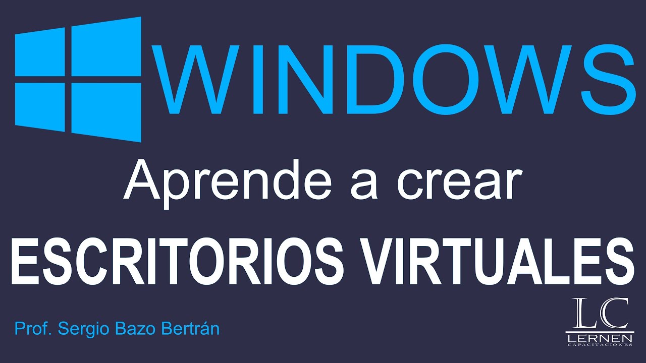 Aprende a crear ESCRITORIOS VIRTUALES en Windows 10