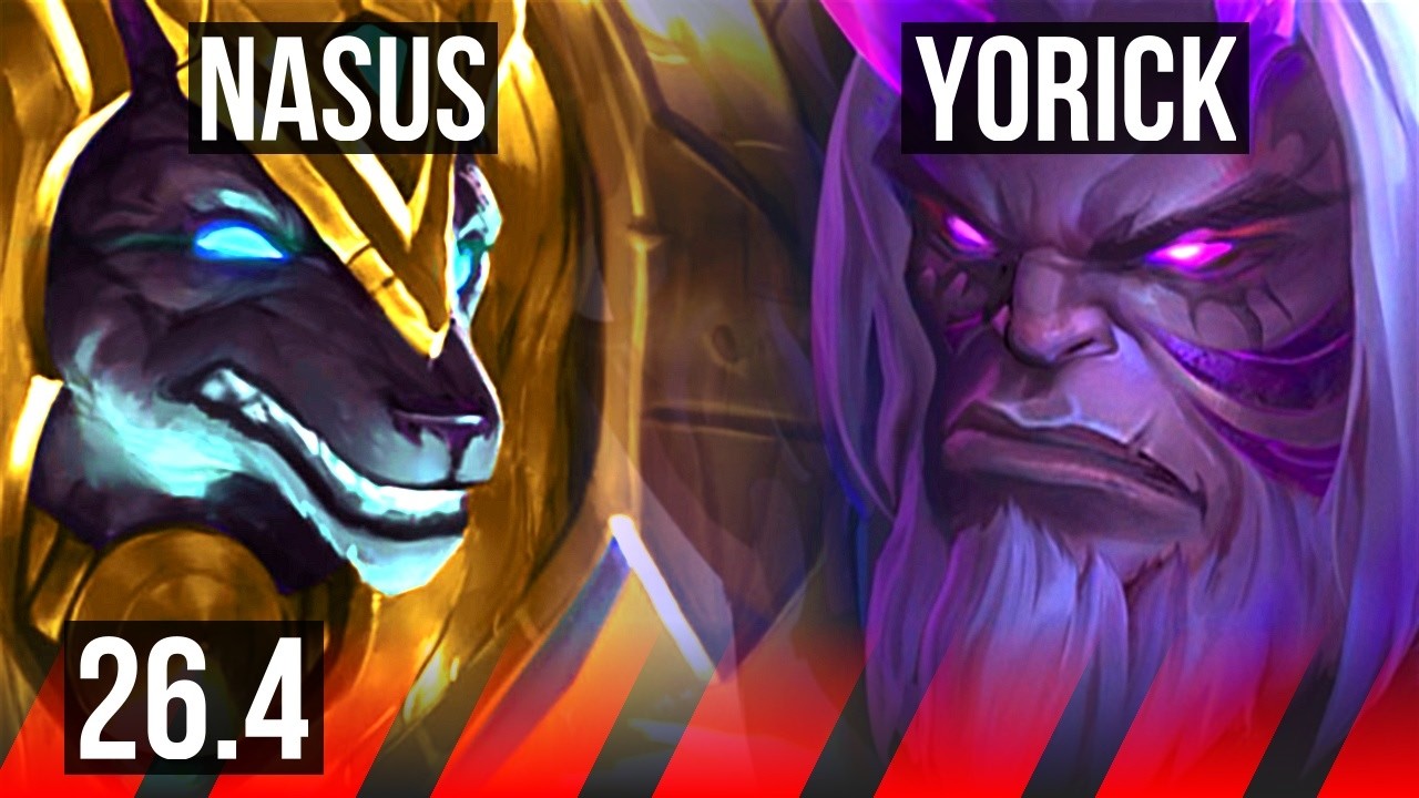 NASUS vs YORICK (TOP) | NA Master | 26.4