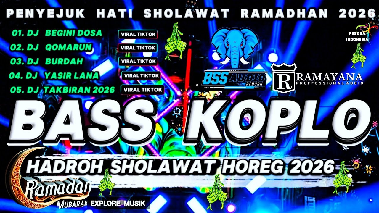 DJ HADROH SHOLAWAT FULL BASS HOREG MIDDLE KOPLO Feat BSS AUDIO RAMAYANA TERBARU 2026 CEK SOUND DJ 