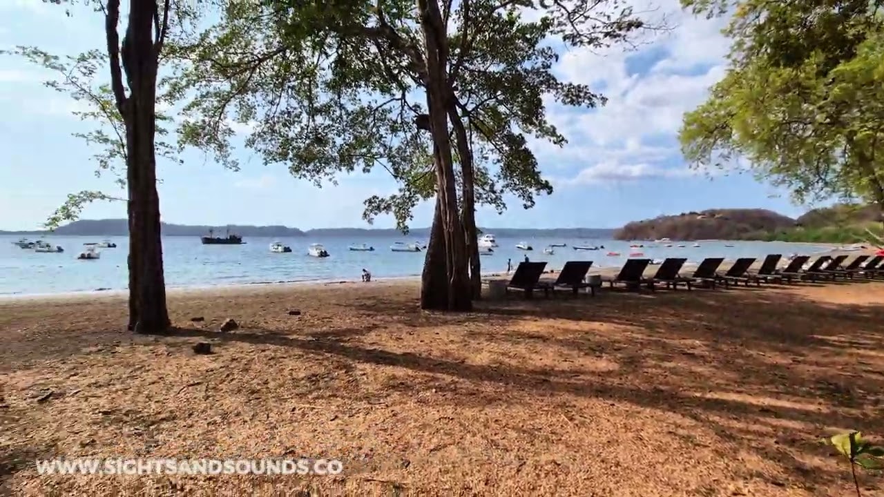 🏖️ [4K] [60fps] Walking Tour Playa Panama, Costa Rica #virtualtour #beach