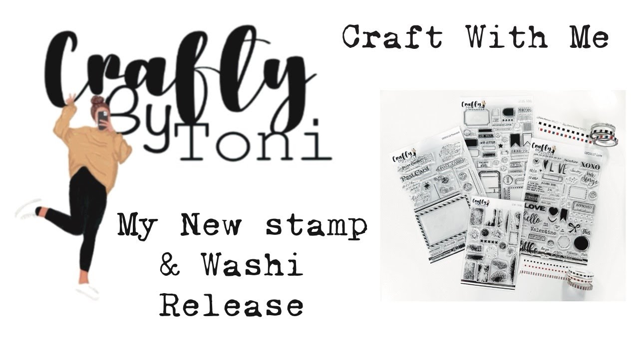 My New Stamps & Washi Tapes For Junk Journaling……#craftybytoni #junkjournalideas