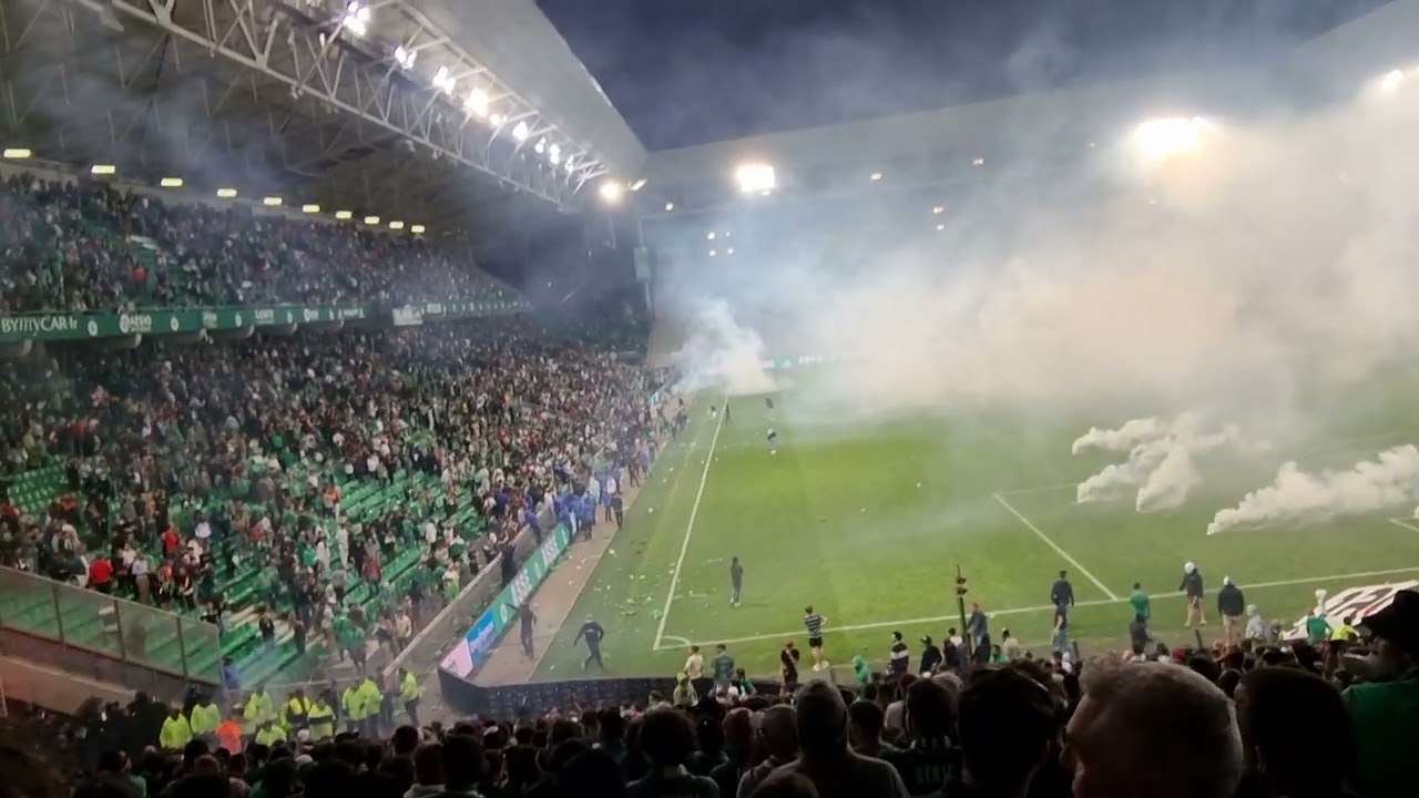 Incident fin de match Asse - Auxerre