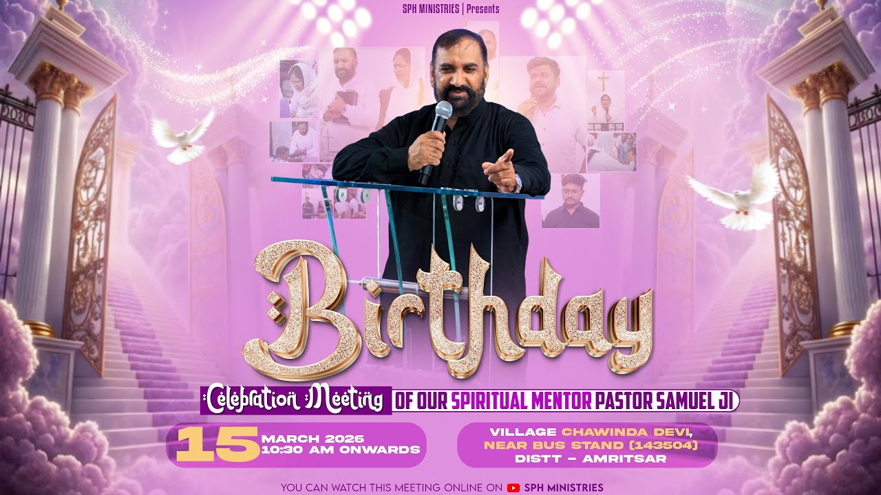 BIRTHDAY CELEBRATION MEETING | Live Prayer Meeting | Pastor Samuel | SPH MINISTRIES