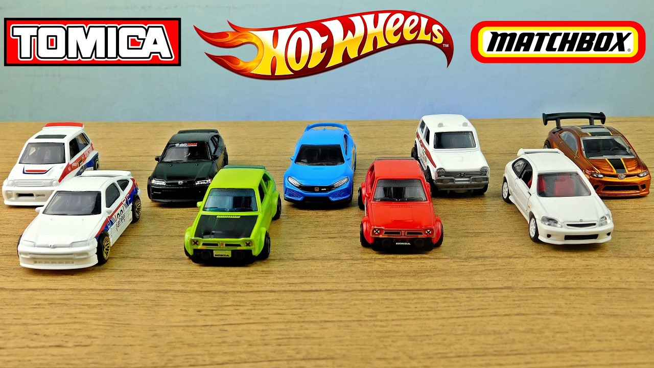 ✨ EPIC: Hot Wheels vs Tomica vs Matchbox Honda Diecast battle – Which model is better for collectors